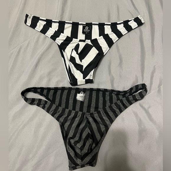 Men’s Striped Briefs - 2 Pack - Picture 2 of 5